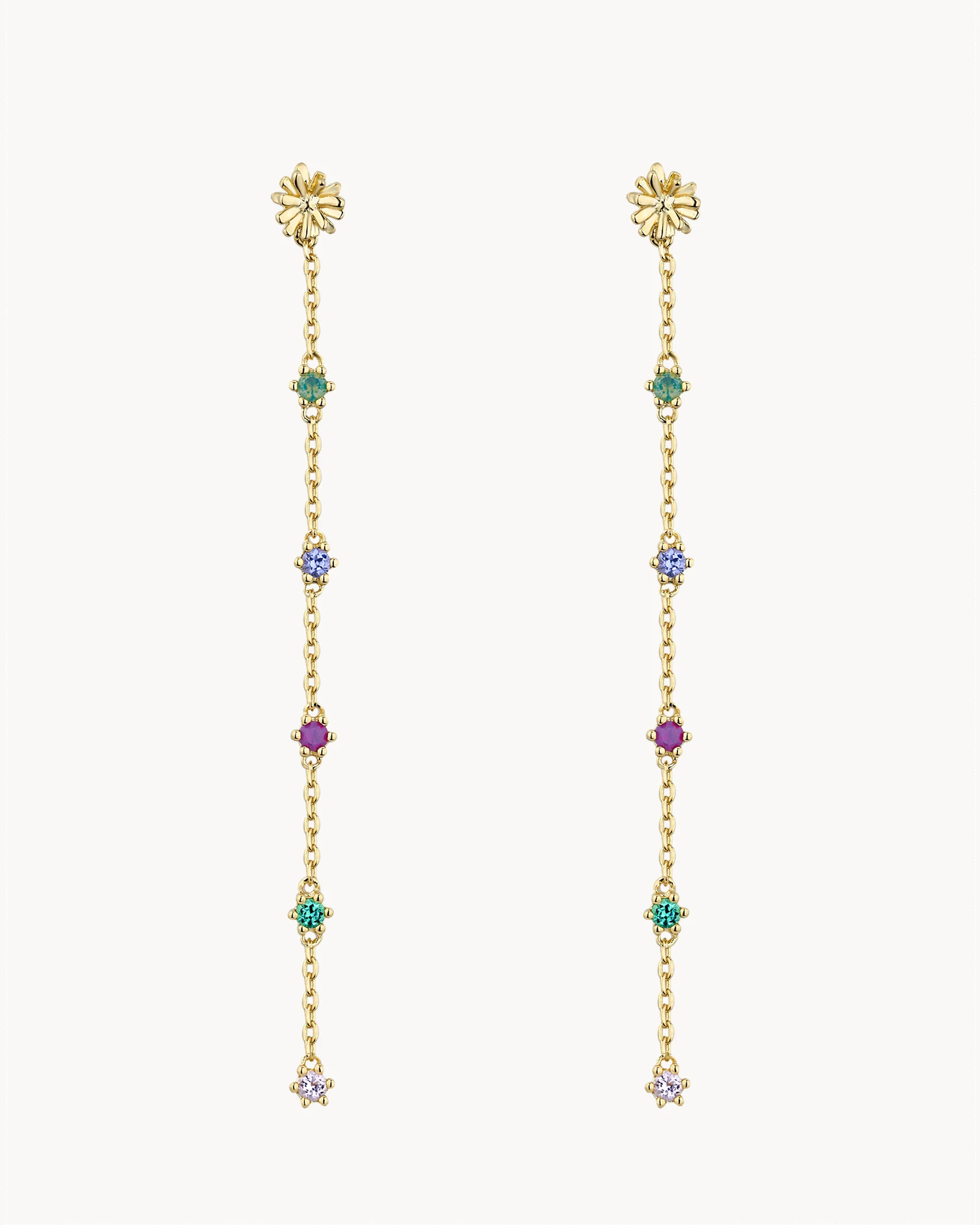 Pendientes 2 en 1 Margarita Rainbow - Image 4