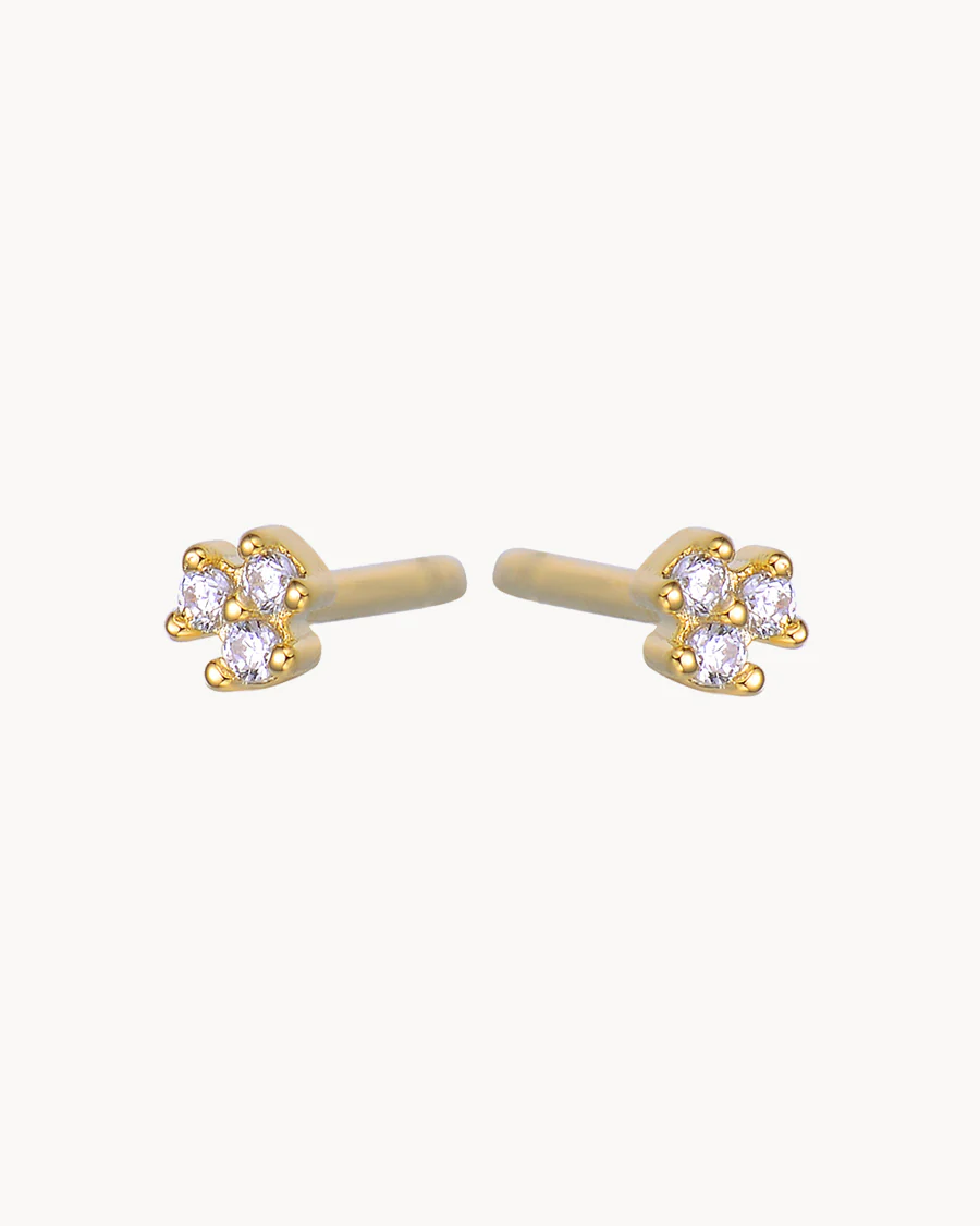 Pendientes Mini Triple Sparkle - Image 3